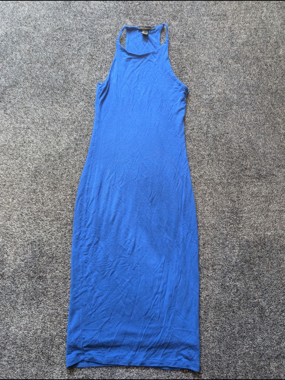 Revamped Cobalt Racerback Maxi Dress